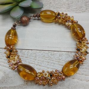 New Handmade Chunky Cluster Bracelet